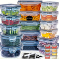 48-Piece BPA-Free Airtight Food Storage Set