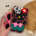 Kawaii Hello Kitty Hawaiian Silicone iPhone Case