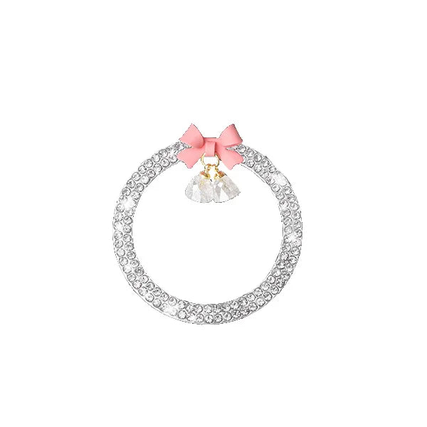 Rhinestone Bow Car Start Button Cover
