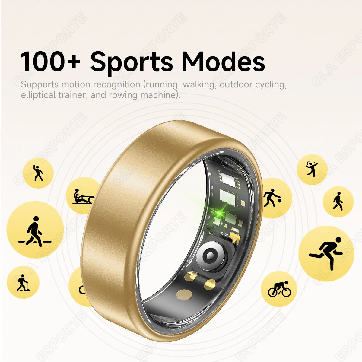Smart Fitness Tracking Ring