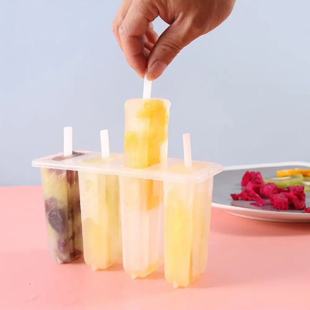 4-Link Popsicle & Ice Cream Mold with Lid