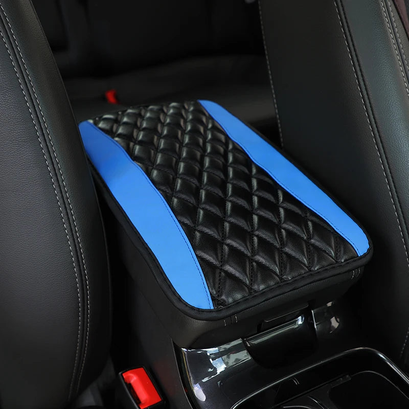 PU Leather Car Armrest Cover Mat – Waterproof, Non-Slip