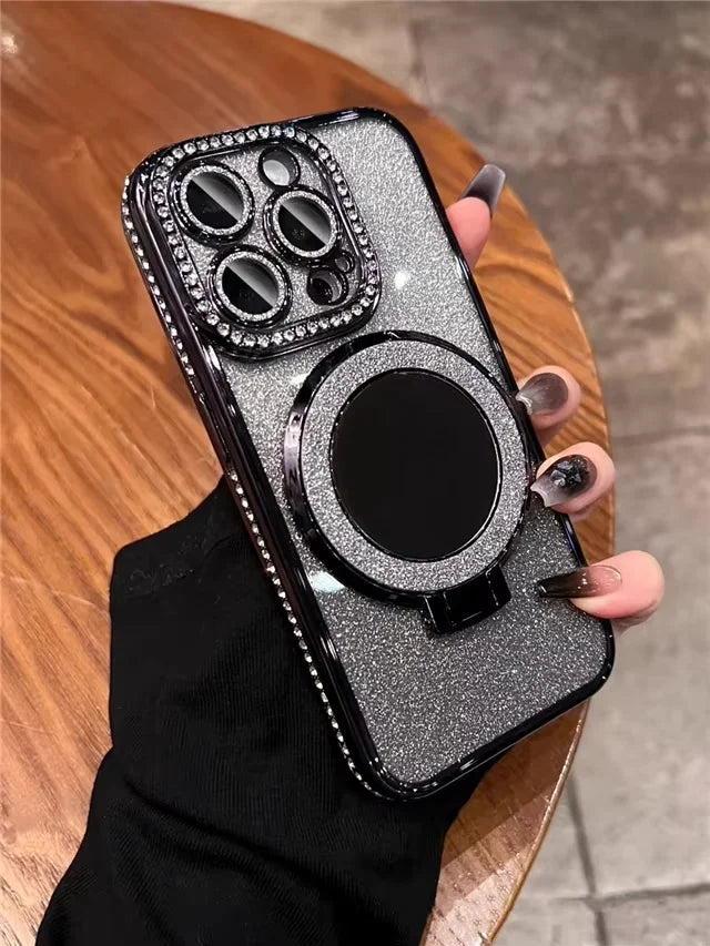 Luxury Jewelled Glitter Mirror iPhone Case