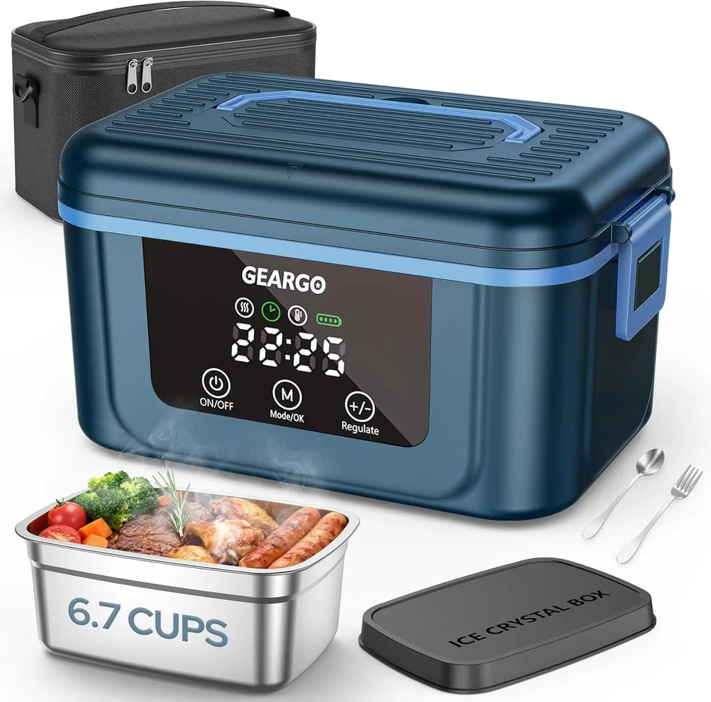 Cordless Self-Heating Electric Lunch Box – 1.6L