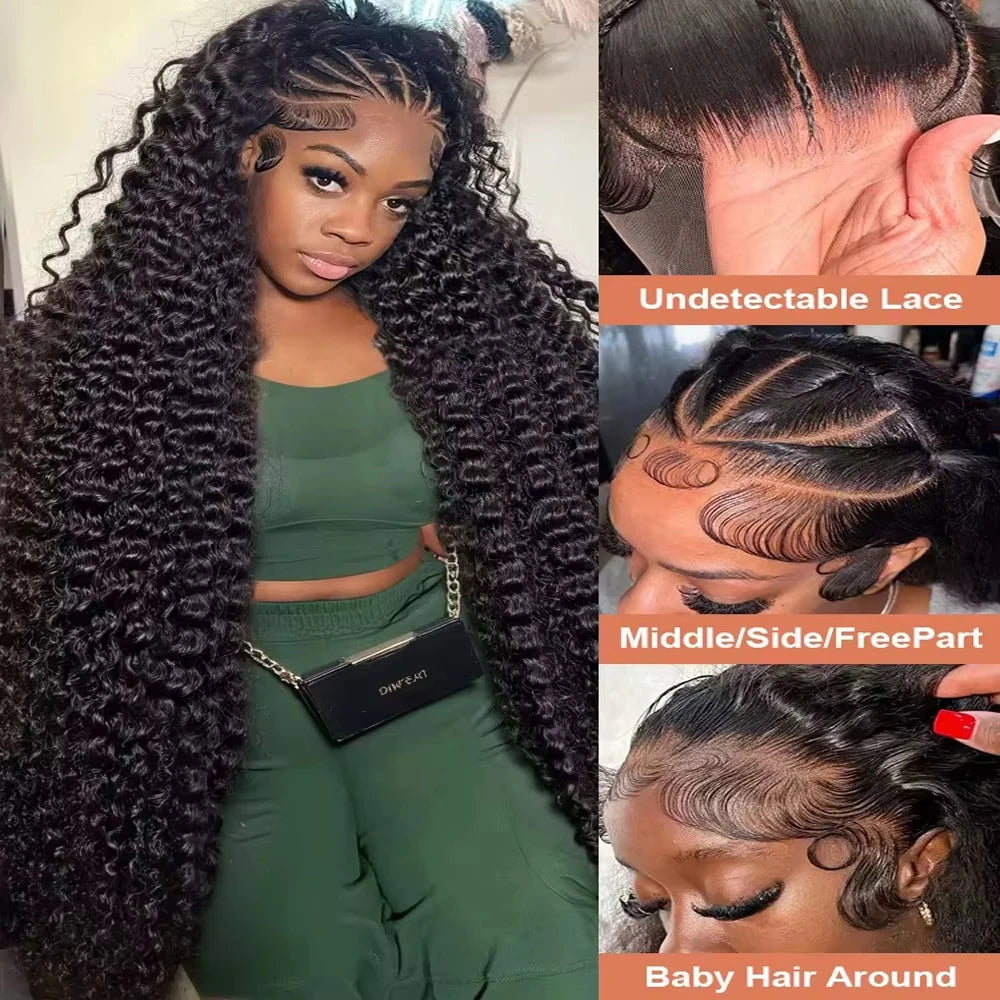 Deep Wave HD Lace Front Wig