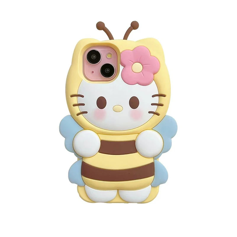 Sanrio Hello Kitty 3D Bow Silicone Phone Case