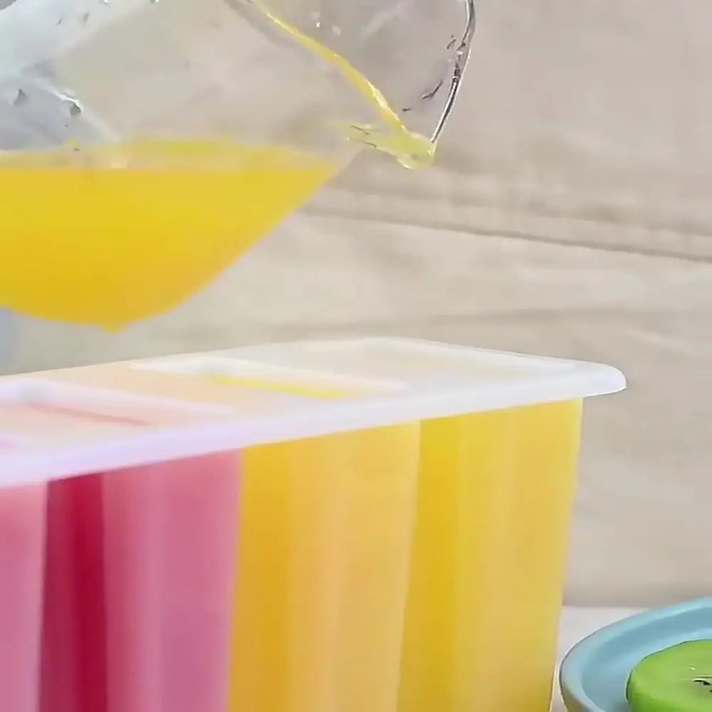 4-Link Popsicle & Ice Cream Mold with Lid
