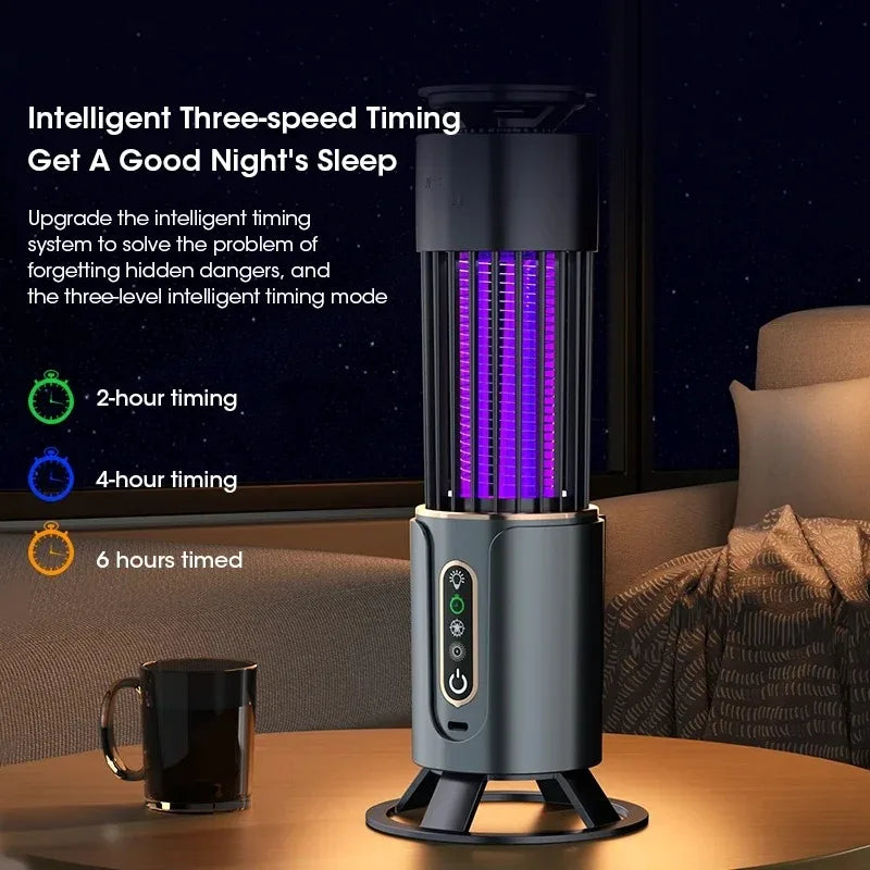 2-in-1 Rechargeable Mosquito Killer Lamp & Zapper