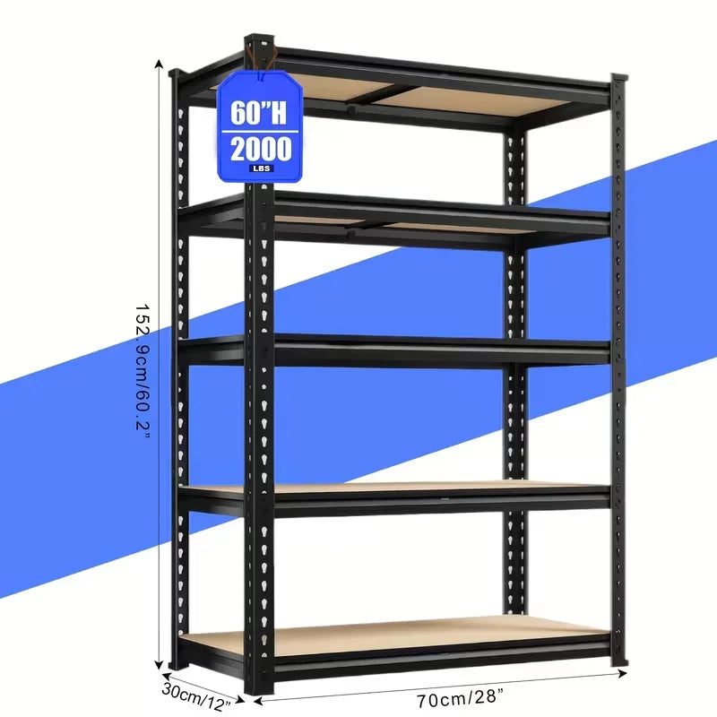 Heavy Duty Adjustable Garage Storage Shelves – 2000LBS