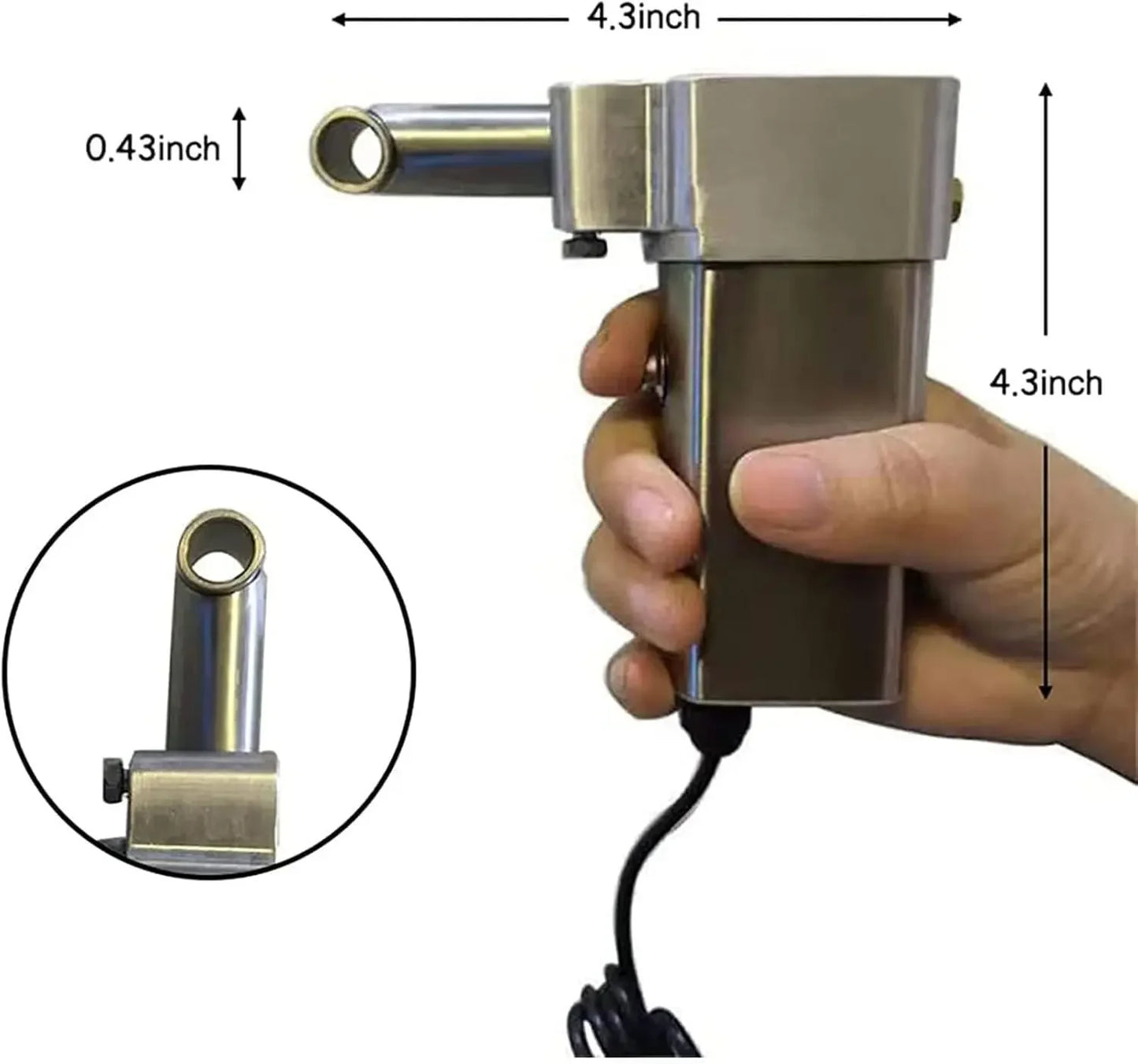Dreadlocks Machine with 6 Replacement Head,Dreadlock Maker Machine,Electric Dreadlock Maker for Loc,Can Be Directly Work on Head
