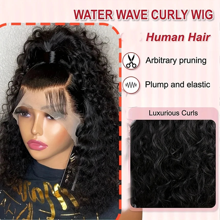 Deep Wave BOB Wig – 13x4 HD Lace Front, Glueless
