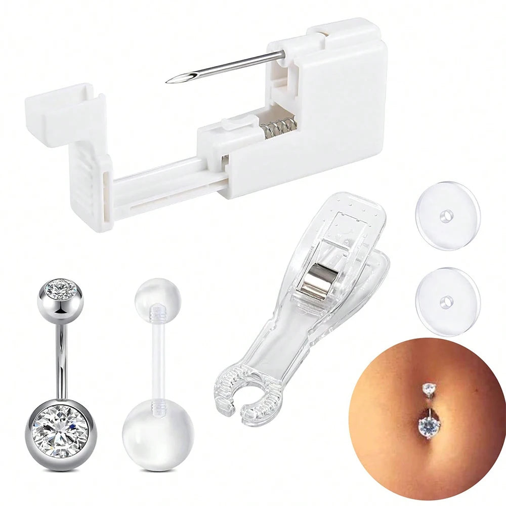 Belly Button Piercing Kit & Gun