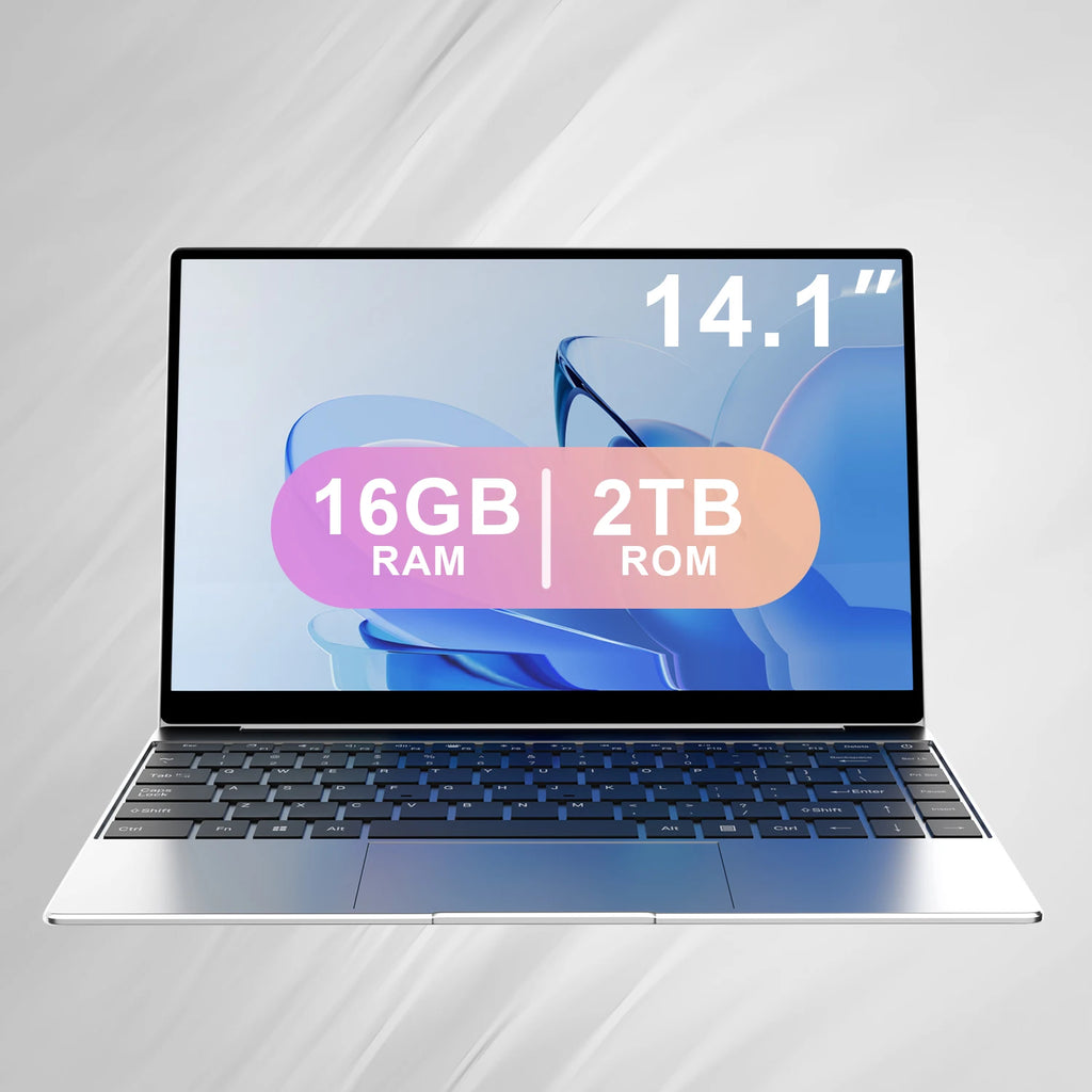 Ultra Slim 14.1" Laptop – 16GB RAM, 2TB SSD, Windows 11