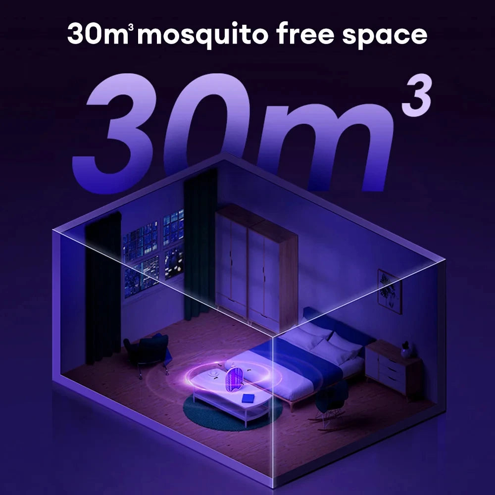 Foldable Electric Bug Zapper Racket – 3000V, USB Rechargeable