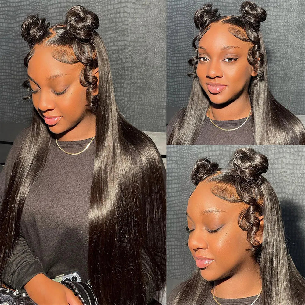 Deep Wave HD Lace Frontal Human Hair Wig – 250% Density