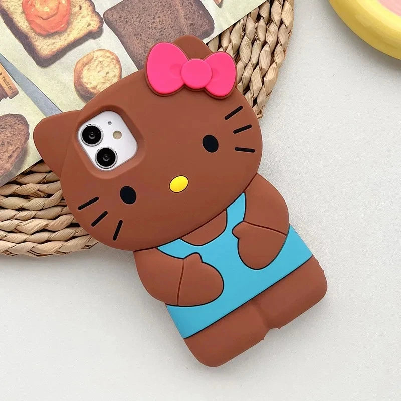 Sanrio Hello Kitty 3D Bow Silicone Phone Case