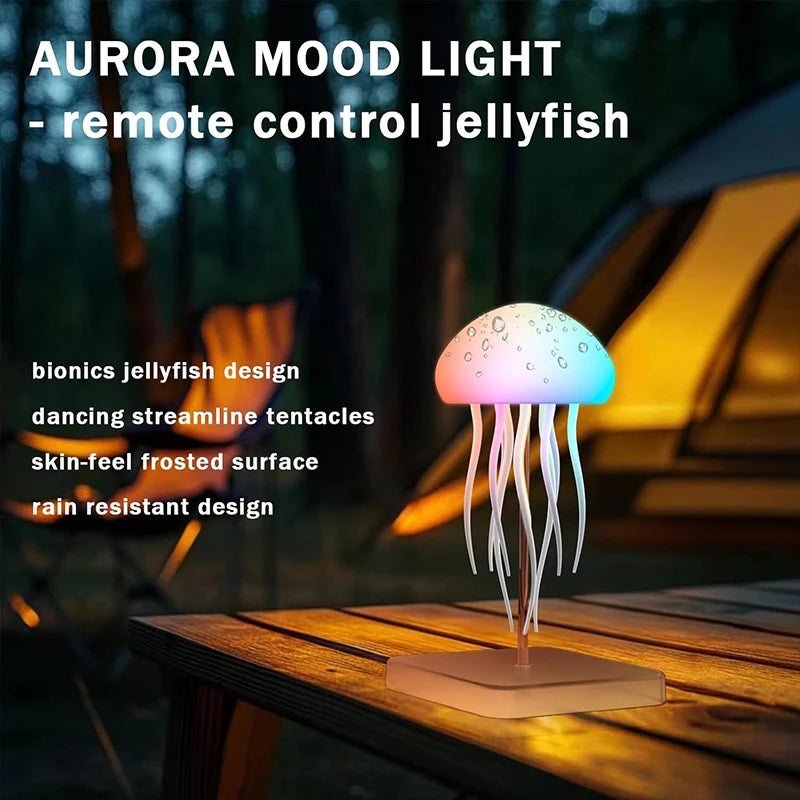LED Jellyfish Lamp with Remote