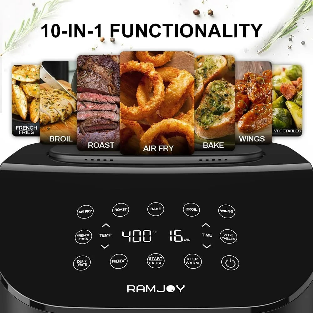 10-in-1 Air Fryer – 6.8 Quart Nonstick