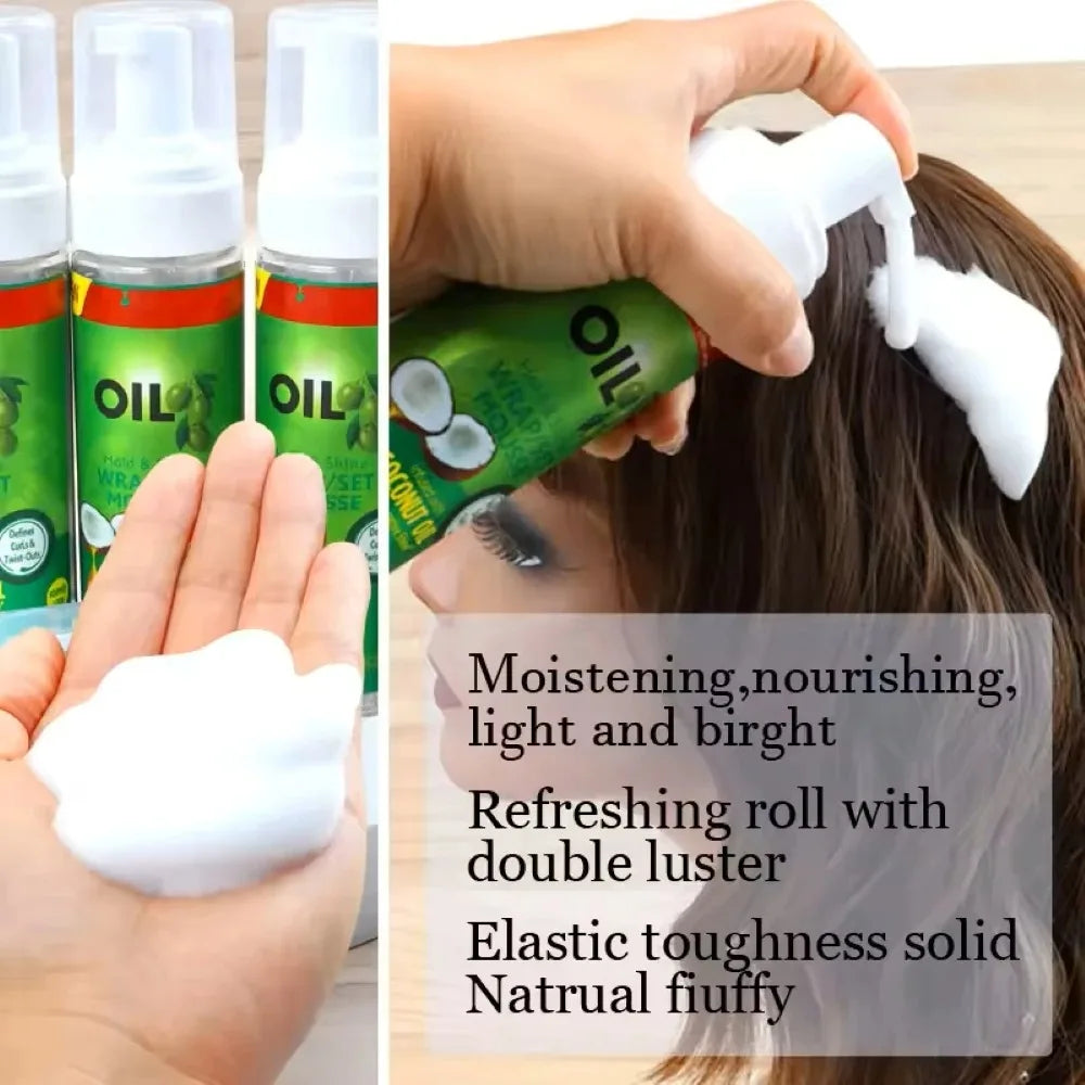 Curly Hair Mousse for Wigs – Strong Hold, Anti-Frizz