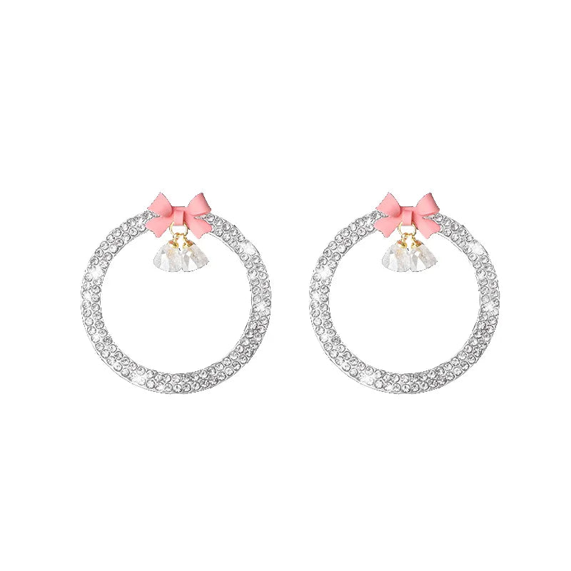 Rhinestone Bow Car Start Button Cover
