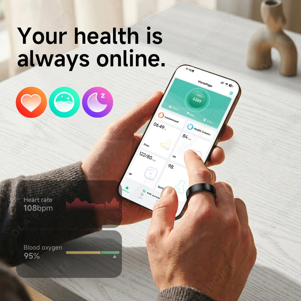 Smart Fitness Tracking Ring
