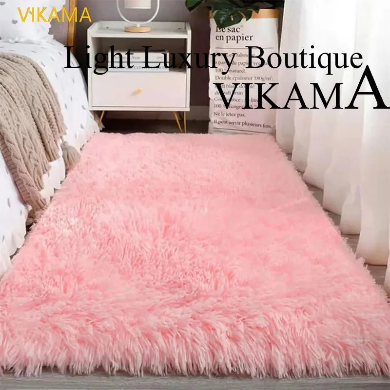 VIKAMA Luxury Non-Slip Washable Soft Rug