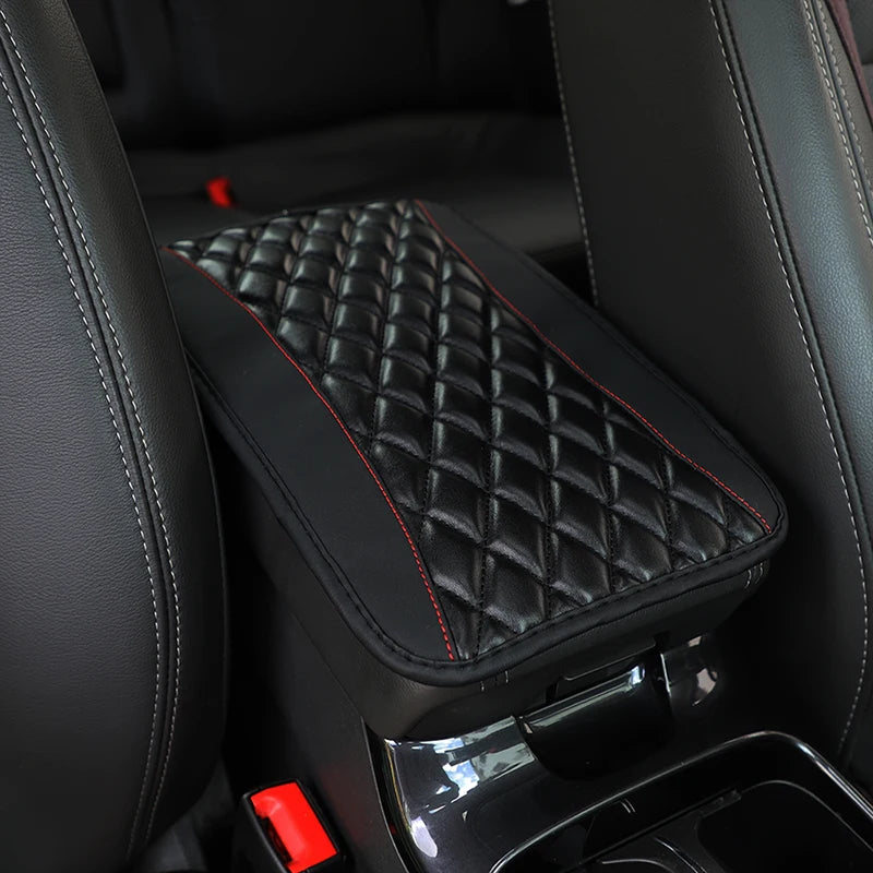 PU Leather Car Armrest Cover Mat – Waterproof, Non-Slip