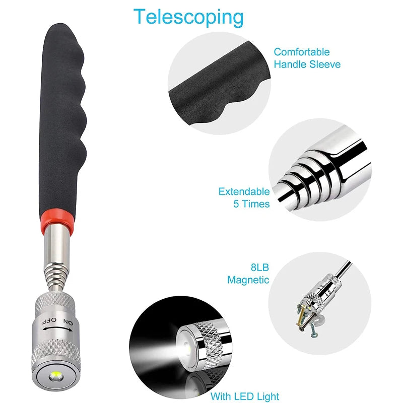 Mini Telescopic Magnetic Pickup Pen Tool