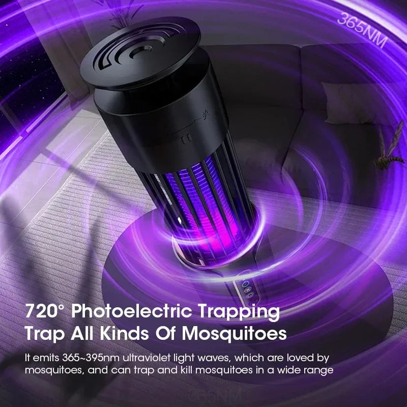 2-in-1 Rechargeable Mosquito Killer Lamp & Zapper