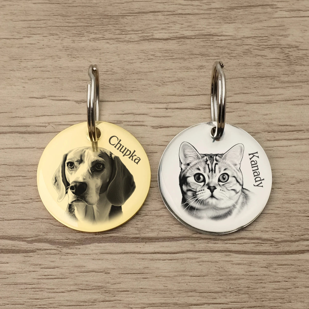 Personalized Pet ID Tag with Photo