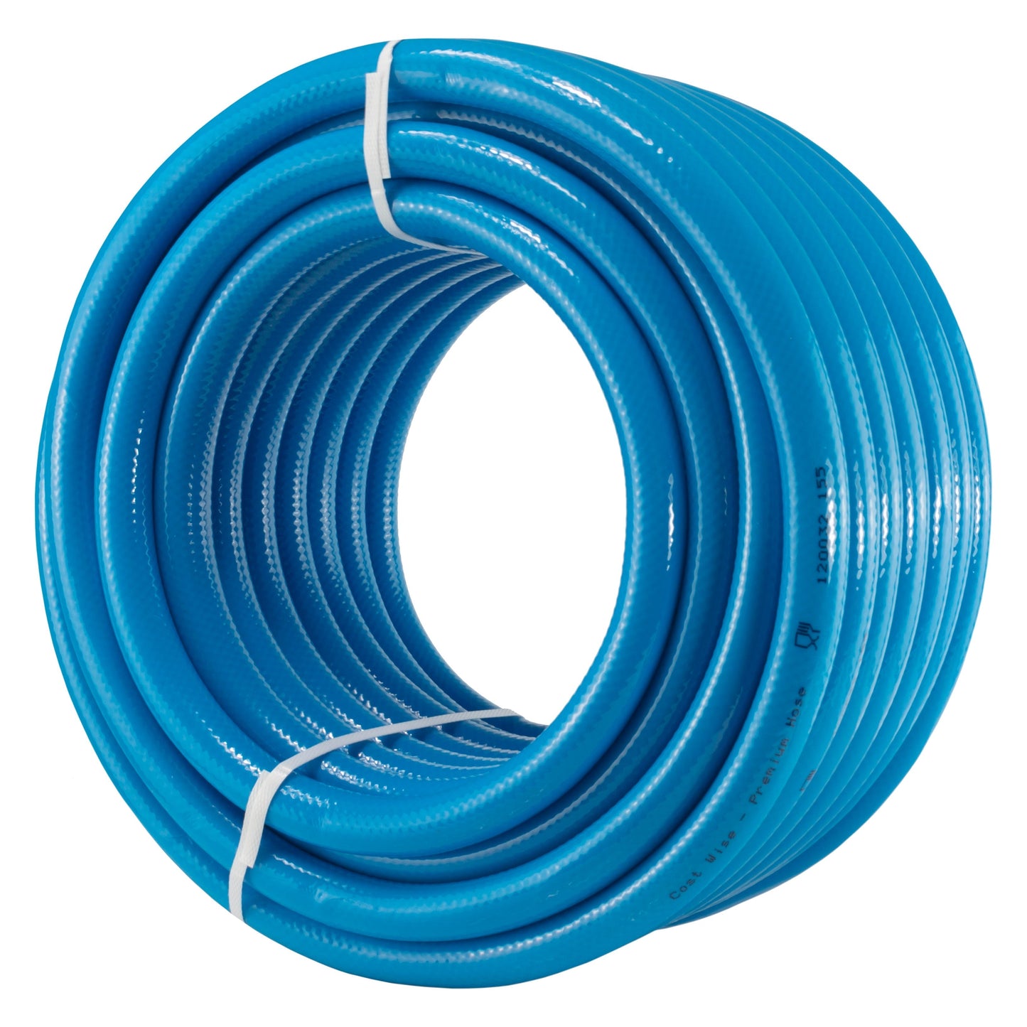 Blue Water Hose Pipe 1/2in Kink Resistant Watering Hose Outdoor Hose Accessory