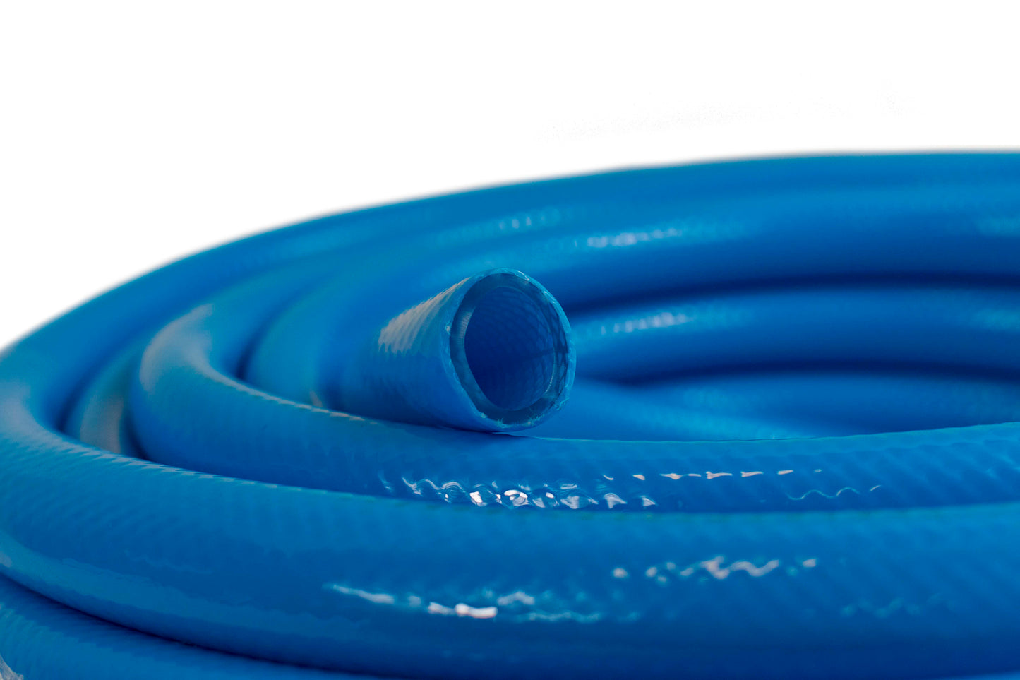 Blue Water Hose Pipe 1/2in Kink Resistant Watering Hose Outdoor Hose Accessory