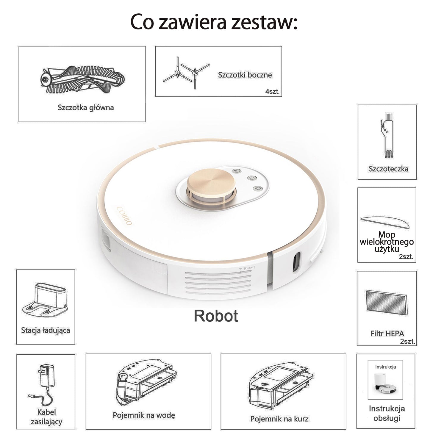 COBBO PRO27 Robot Mop and Vacuum-11